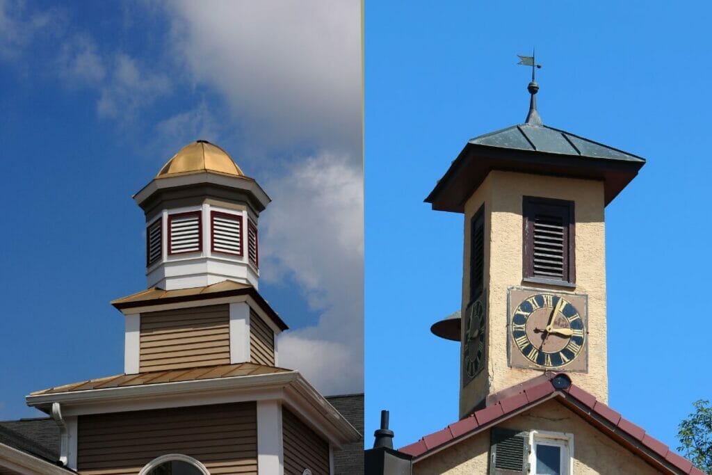 Metal Roof Over Cupolas